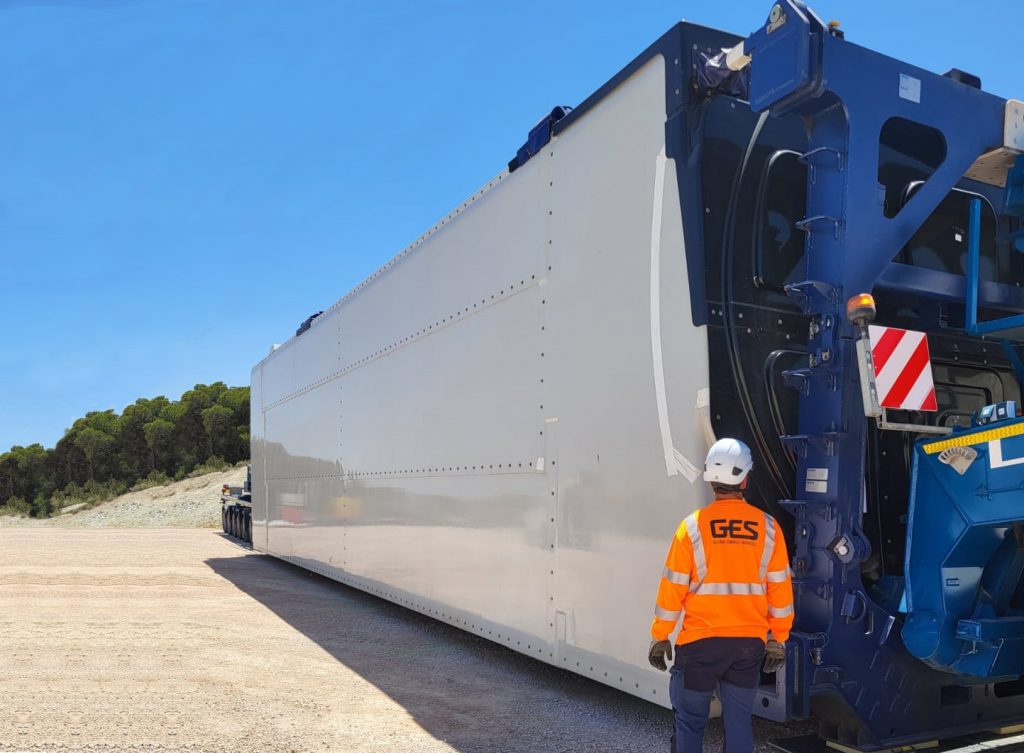 GES - Global Energy Services inicia el montaje de aerogeneradores Vestas EnVentus en Aragón