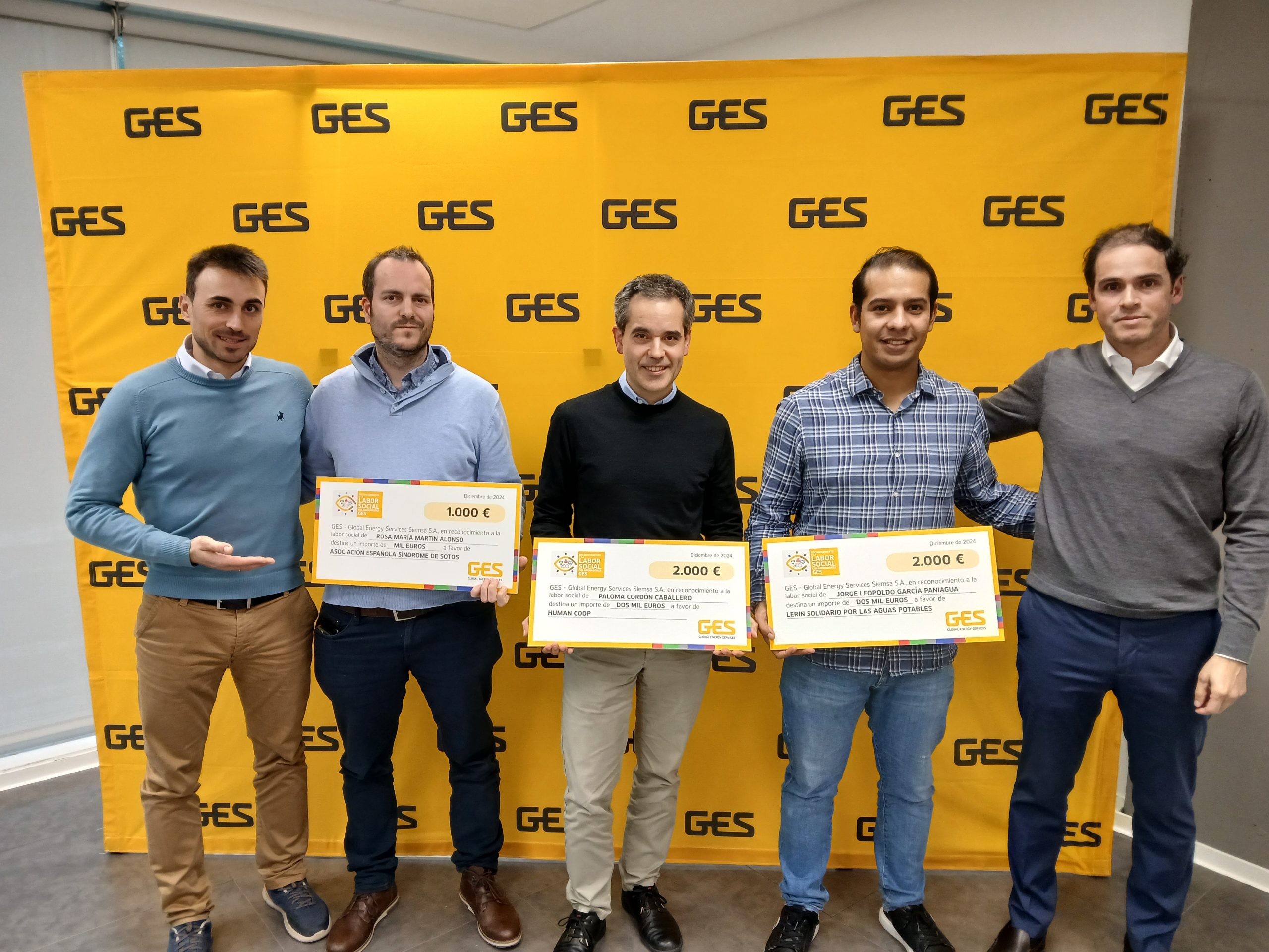 Entrega reconocimiento a la Labor Social de colaboradores GES