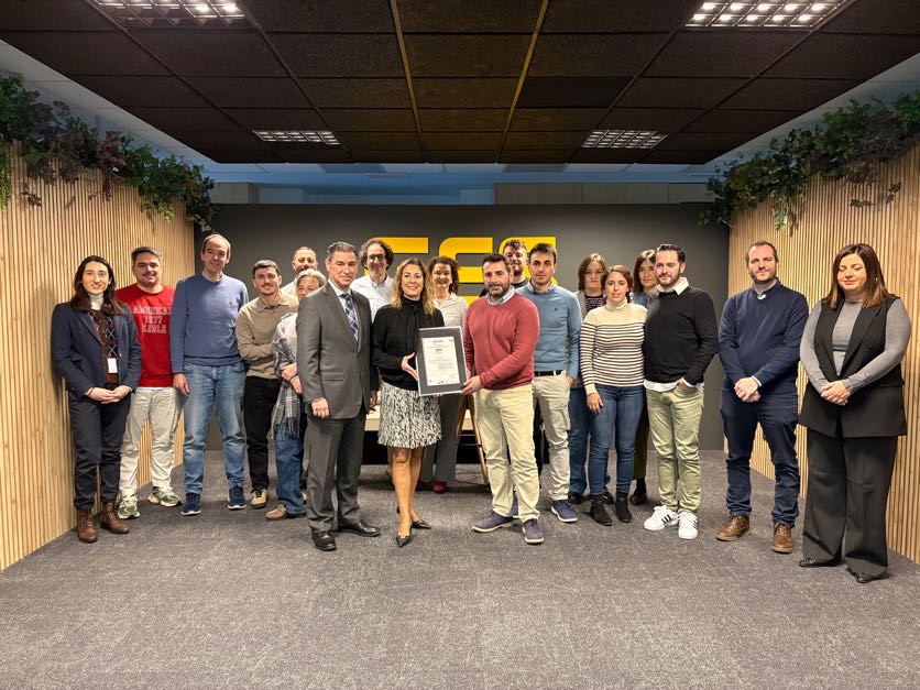 Reconocimiento al sistema de gestión de GES por parte de AENOR en los 25 años de su certificación ISO 14001