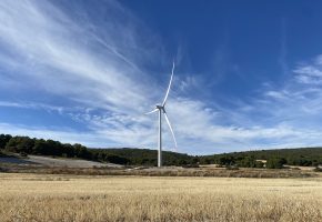 Parque de energía renovable ejecutado por GES para Forestalia en Aragón