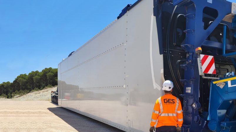 GES - Global Energy Services inicia el montaje de aerogeneradores Vestas EnVentus en Aragón